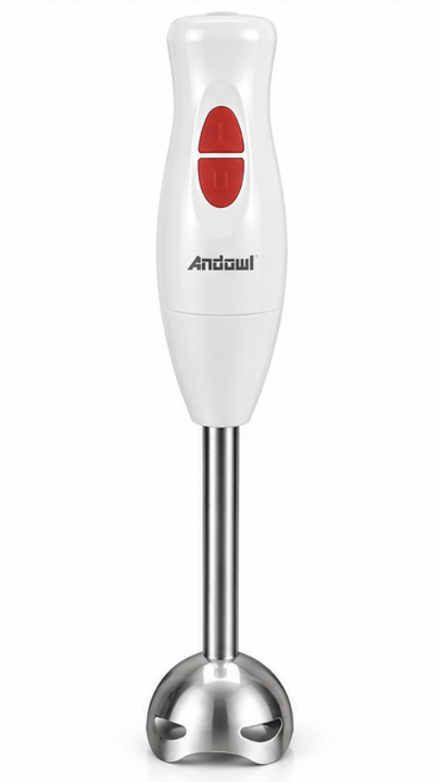 Blender de Mana Andowl Q LB0699 de 500W lama Inox cu Dubla Taiere 2 Viteze